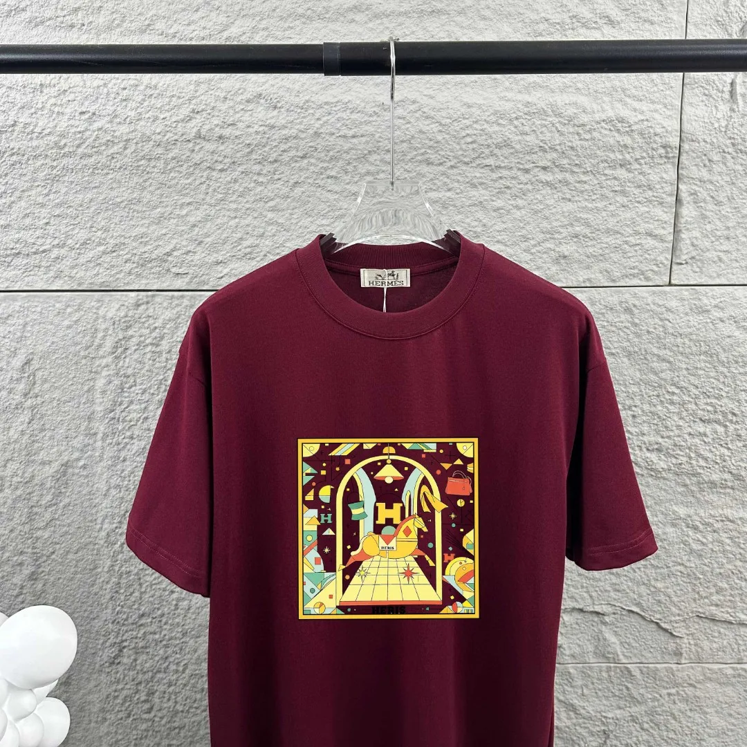 Herme* * 2026 New Arrival Classic T Same Style ：Black White Red Size： S （90-130 ） M （120-150 ） L （140-165 ） XL （160-180 ） XXL （180-210 ）